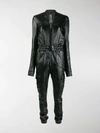 RICK OWENS LONG-SLEEVE FITTED JUMPSUIT,RO19F5580LS14551751