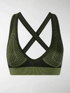 Ben Taverniti Unravel Project Move Seamless Sports Bra In Green