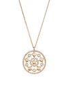 ASTLEY CLARKE 14K Rose Gold, Diamond & Opal Medium Pendant Necklace