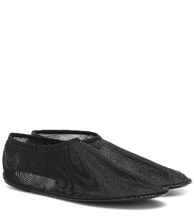 The Row Black Sock Loafers