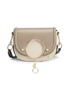 See By Chloé Mara Two-tone Leather Crossbody Bag In Motty Grey