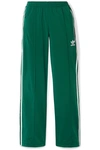 ADIDAS ORIGINALS FIREBIRD STRIPED TECH-JERSEY TRACK PANTS