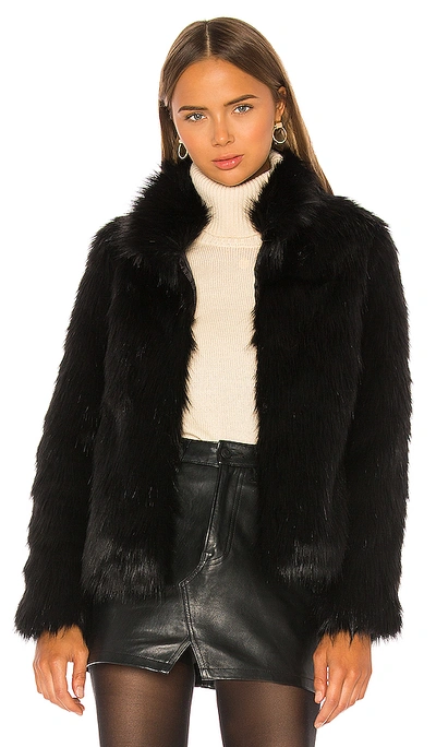 Unreal Fur Unreal Faux Fur Delish Jacket In Black