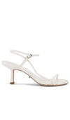 Tony Bianco Caprice Heel Sandals White In White