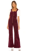 ROLLA'S Eastcoast Corduroy Flare Overall,ROLS-WC11
