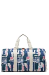 Herschel Supply Co Novel Duffle Bag - Blue In Abstract Block