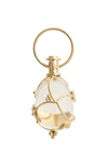 Temple St Clair Crystal And Diamond Vine Pendant Set In 18k Yellow Gold In Yellow Gold/ Crystal
