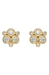 TEMPLE ST. CLAIR DIAMOND STUD EARRINGS,E11847-DIGRN50