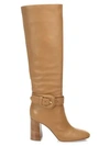 GIANVITO ROSSI Buckle Tall Leather Boots