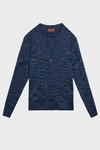 MISSONI Striped Knit Wool Cardigan,773776