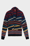MISSONI Striped Knit Wool Cardigan,789703