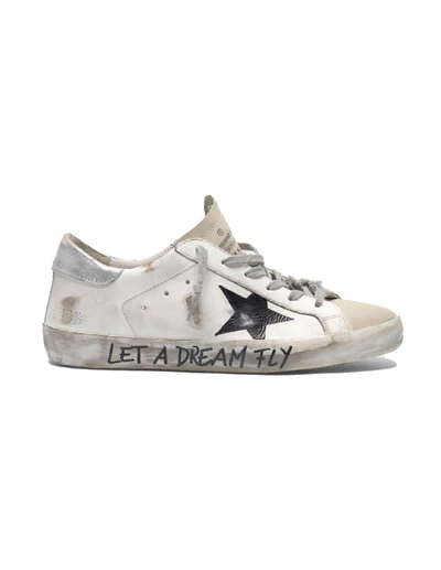 Golden Goose White Superstar Leather Sneakers