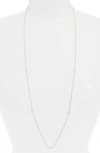 ARGENTO VIVO LONG G-PEARL STATION NECKLACE,826710GPRL