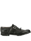 Church's Shanghai Monk Shoes In Rcv Black+asphalt