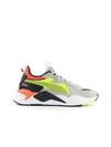Puma Rs-x Hard Drive "grey/yellow/orange" Sneakers In High Rise / Yellow Alert (multicolor)