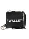 OFF-WHITE QUOTE CHAIN WALLET,11100161
