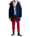 POLO RALPH LAUREN MEN'S BIG & TALL FAUX-FUR-TRIM DOWN PARKA