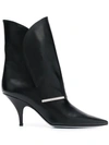 GIVENCHY BAR-EMBELLISHED POINTED BOOTS