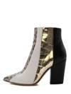 SERGIO ROSSI PATCH ANKLE BOOTS,11097670