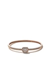 AS29 18KT ROSE GOLD ILLUSION DIAMOND PAVE BANGLE