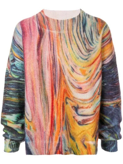 Namacheko Abstract Print Jumper In Orange