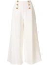 STELLA MCCARTNEY HIGH-WAISTED WIDE-LEG TROUSERS