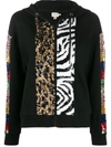 ALICE AND OLIVIA BARRON SEQUIN EMBELLISHED HOODIE