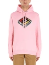 Burberry Kapuzenpullover Mit Logo In Pink