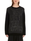 YOHJI YAMAMOTO DICTIONARY jumper,11101321