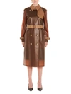 BURBERRY KENSINGTON TRENCH COAT,8016925 FLAXSEED