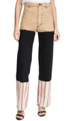 ECKHAUS LATTA WIDE LEG JEANS