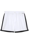 DOLCE & GABBANA STRIPED COTTON-POPLIN SHORTS