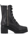 MICHAEL MICHAEL KORS LACE-UP LEATHER ANKLE BOOTS