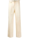 GIVENCHY BELTED STRAIGHT TROUSERS