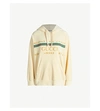 Gucci Logo-embroidered Velvet Hoody In Rose Beige