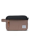 Herschel Supply Co Chapter Toiletry Case In Pine Bark/ Black