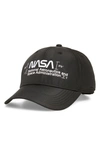 Heron Preston Baseballkappe Mit Nasa-stickerei In Black White