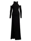 CINQ À SEPT Rosalina Cold-Shoulder Jersey Gown