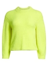 TIBI Cozette Neon Alpaca-Blend Jumper