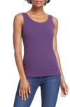 Nic + Zoe Perfect Tank In Eggplant