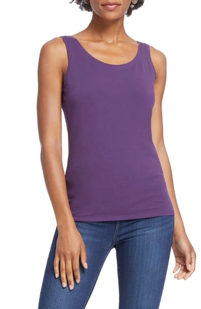 Nic + Zoe Perfect Tank In Eggplant