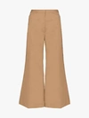 LEMAIRE LEMAIRE WIDE LEG CROPPED COTTON TROUSERS,W194PA263LF41214122654