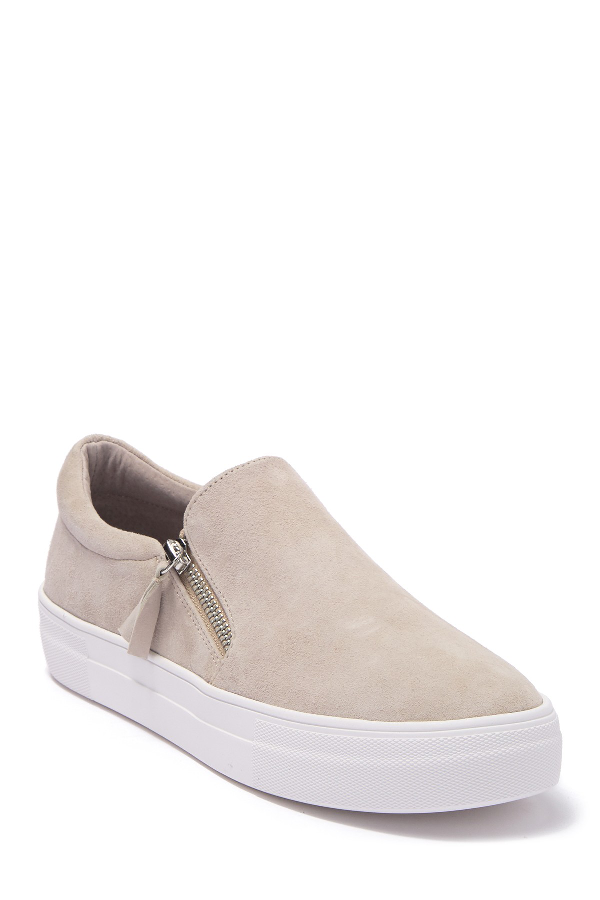 steve madden glaammar zip platform sneaker