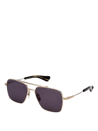 Dita Flight-seven Gold-tone Sunglasses