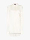 ANN DEMEULEMEESTER ANN DEMEULEMEESTER UTILITY SATIN SHIRT,1902202812202013951585