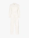 OFF-WHITE OFF-WHITE LOGO PRINT LEATHER JUMPSUIT,OWJI001F19986050480013993764