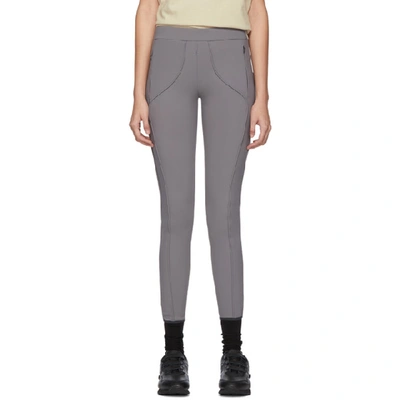 A-cold-wall* * Contrast Piping Sport Leggings In Grey