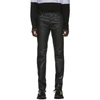 GIVENCHY GIVENCHY BLACK COATED SKINNY JEANS