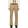 BURBERRY BURBERRY TAN FORMAL TROUSERS