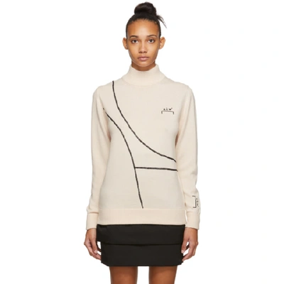 A-cold-wall* Beige Merino 3d Jumper In Bone